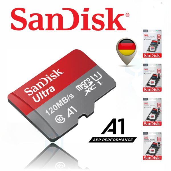 SanDisk microSD A1 98-120MB/s