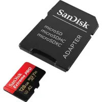 SanDisk Extreme Pro 4K microSD 128 GB  (4K)