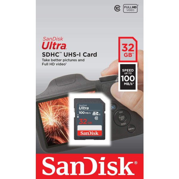 Sandisk Ultra SD UHS-I Speicherkarte 32 GB