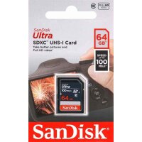 Sandisk Ultra SD UHS-I Speicherkarte 64 GB