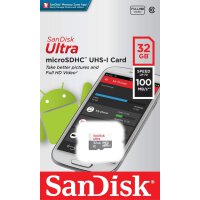 SanDisk Ultra microSD 80-100MB/s 32 GB (100MB/s)