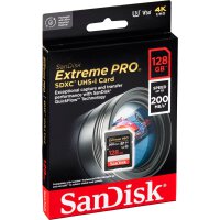 SanDisk Extreme Pro 4K SD Card 128 GB  (4K)