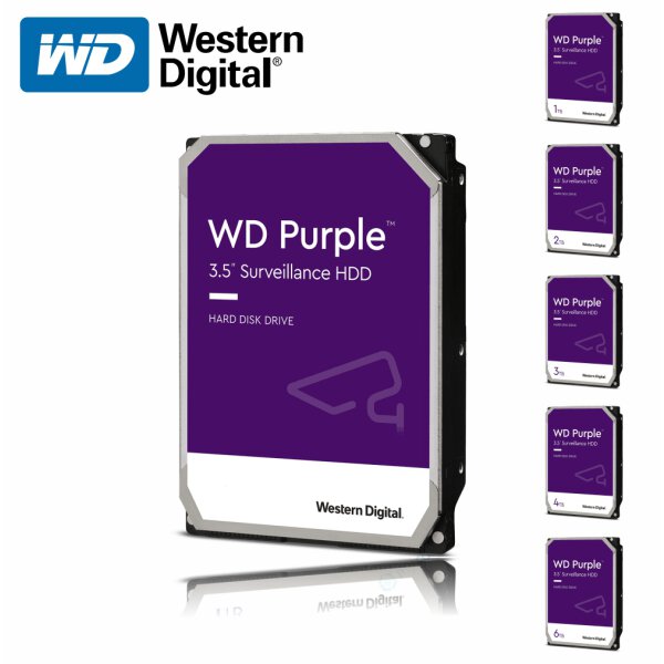 WD Purple Sata HDD 6GB/s