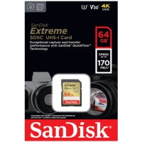 SanDisk Extreme 4K SD Karte 64 GB  (4K)