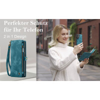 Caseme Samsung Hülle mit Zipper 2in1