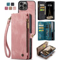 Caseme iPhone Hülle mit Zipper 2in1