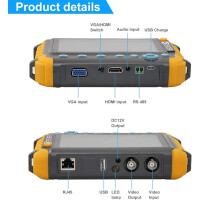 CCTV Tester 4in1 für Analog Kameras