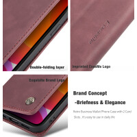 Caseme Handyhülle für Apple iPhone 17 Pro / 18 Pro Karmesinrot