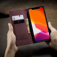 Caseme Handyhülle für Apple iPhone 17 Pro / 18 Pro Karmesinrot