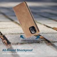Caseme Handyhülle für Apple iPhone 17 Pro / 18 Pro Hellbraun