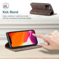 Caseme Handyhülle für Apple iPhone 17 Pro / 18 Pro Dunkelbraun