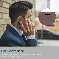 Caseme Handyhülle für Apple iPhone 17 Pro / 18 Pro Dunkelbraun