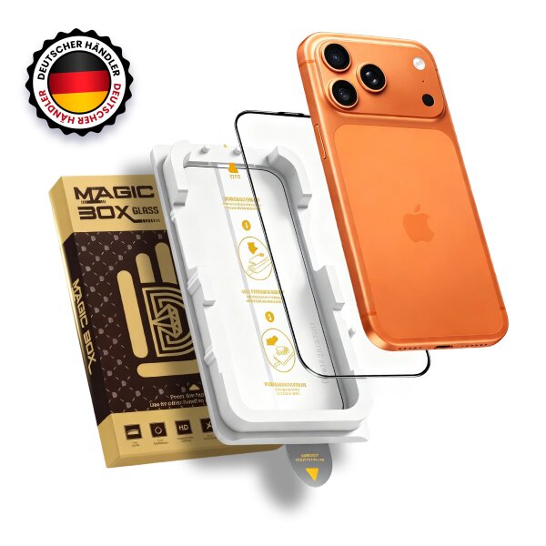 Displayschutzfolie mit Anbringhilfe Premium