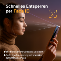 Displayschutzfolie mit Anbringhilfe Premium iPhone Für iPhone 16Pro Privacy (Sichtschutz)
