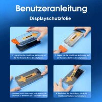 Displayschutzfolie mit Anbringhilfe