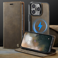 Handyhülle für iPhone C49 2in1 Für iPhone 16 Pro-Braun
