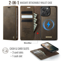 Handyhülle für iPhone C49 2in1 Für iPhone 16 Pro-Braun