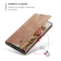 Caseme Handyhülle für Samsung Samsung S26 Ultra-Hellbraun