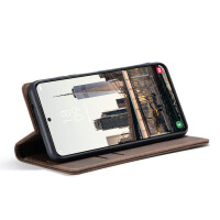 Caseme Handyhülle für Samsung Samsung S26-Dunkelbraun