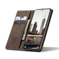 Caseme Handyhülle für Samsung Samsung S26-Dunkelbraun