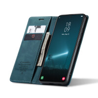 Caseme Handyhülle für Samsung Samsung A57 5G-Dunkles Zyanblau