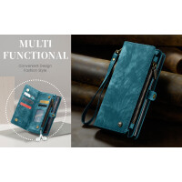 Caseme Samsung Hülle mit Zipper 2in1 Samsung S26 Ultra-Blau