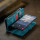 Caseme Samsung Hülle mit Zipper 2in1 Samsung S26 Ultra-Blau
