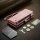 Caseme Samsung Hülle mit Zipper 2in1 Samsung A57 5G-Rosa