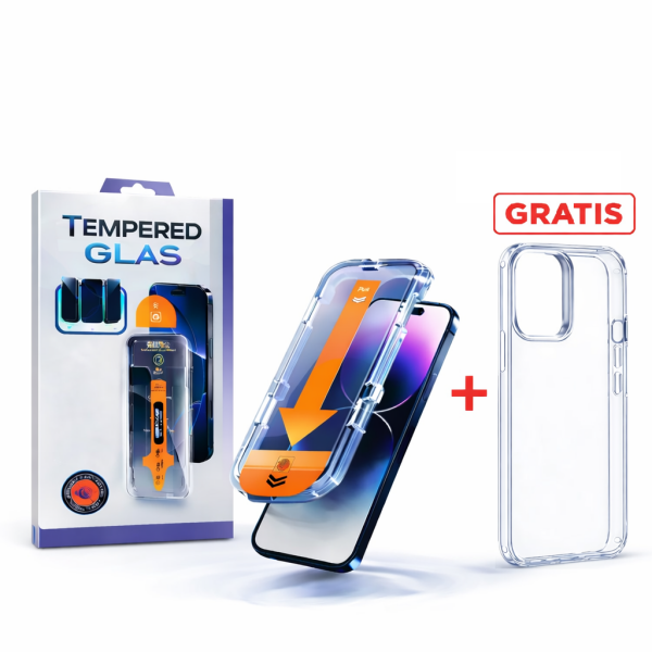 Displayschutzglas für iPhone + hulle gratis