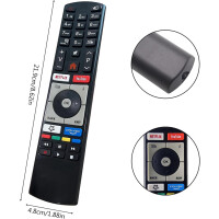Fernbedienung für Telefunken Smart TV Fernseher