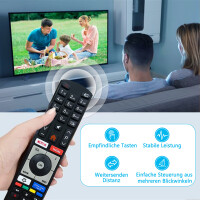 Fernbedienung für Telefunken Smart TV Fernseher