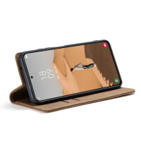 Caseme Handyhülle für Samsung Samsung S26 FE-Hellbraun