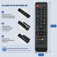 Fernbedienung für Samsung Smart TV Fernseher BN59-01199G